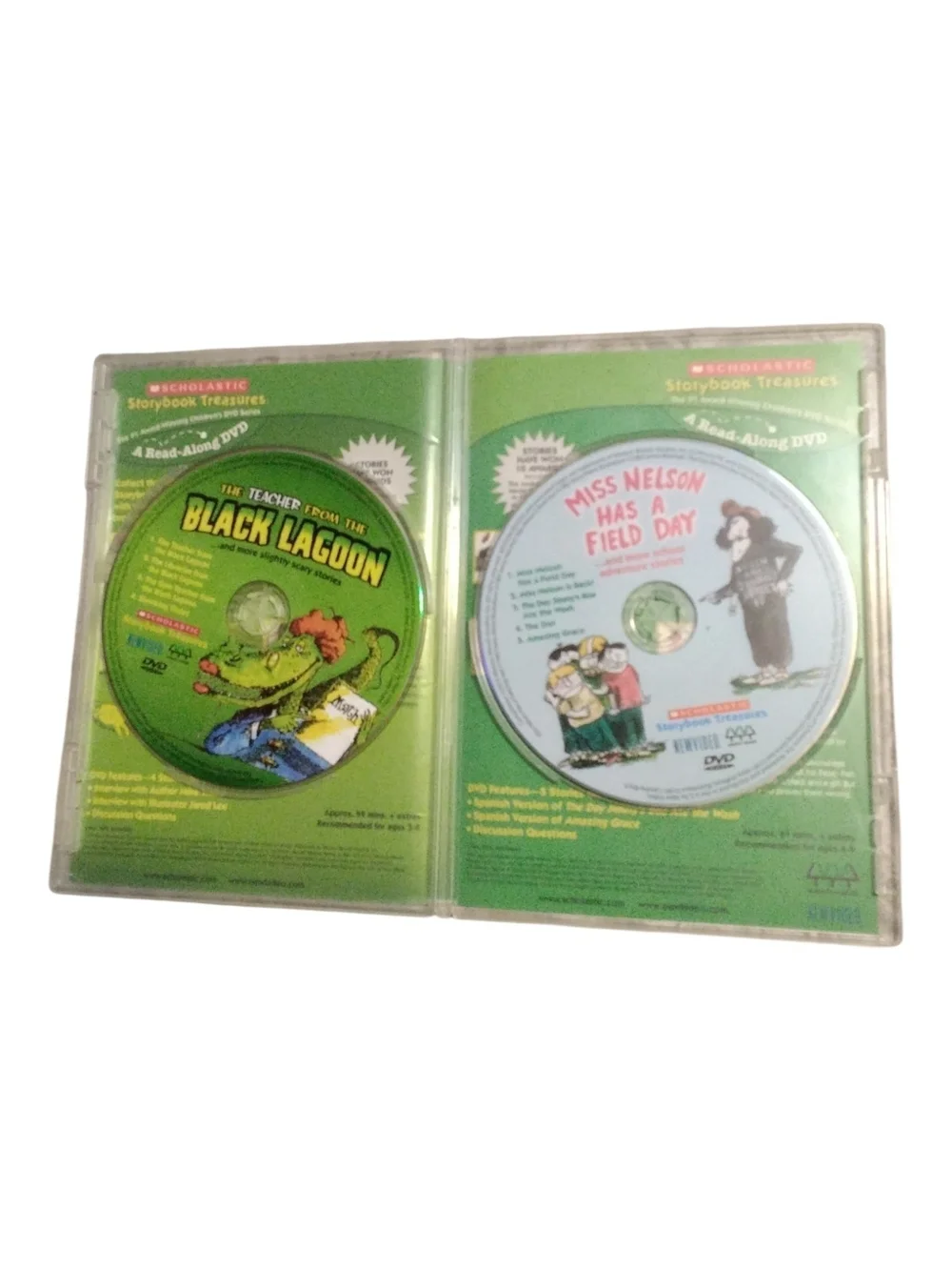 Scholastic The Teacher From The Black Lagoon & Miss Nelson Has A Field Day DVD